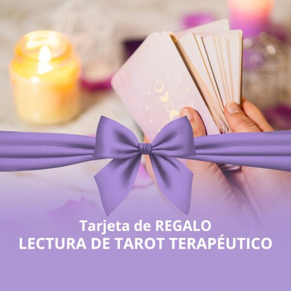 Tarjeta de regalo para lectura de tarot terapéutico online